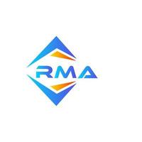 rma astratto tecnologia logo design su bianca sfondo. rma creativo iniziali lettera logo concetto. vettore