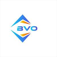 bvo astratto tecnologia logo design su bianca sfondo. bvo creativo iniziali lettera logo concetto. vettore