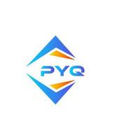 pyq astratto tecnologia logo design su bianca sfondo. pyq creativo iniziali lettera logo concetto. vettore