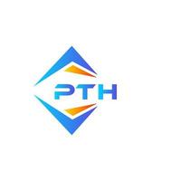 pth astratto tecnologia logo design su bianca sfondo. pth creativo iniziali lettera logo concetto. vettore