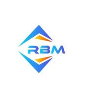 rbm astratto tecnologia logo design su bianca sfondo. rbm creativo iniziali lettera logo concetto. vettore