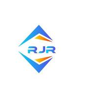 rjr astratto tecnologia logo design su bianca sfondo. rjr creativo iniziali lettera logo concetto. vettore
