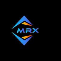 mrx astratto tecnologia logo design su nero sfondo. mrx creativo iniziali lettera logo concetto. vettore