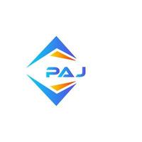 paj astratto tecnologia logo design su bianca sfondo. paj creativo iniziali lettera logo concetto. vettore