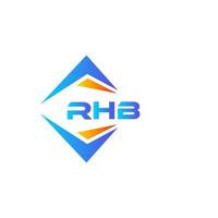 rhb astratto tecnologia logo design su bianca sfondo. rhb creativo iniziali lettera logo concetto. vettore