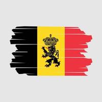 Belgio bandiera spazzola vettore