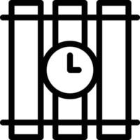 illustrazione vettoriale della bomba a orologeria su uno sfondo. simboli di qualità premium. icone vettoriali per il concetto e la progettazione grafica.