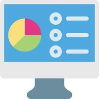 illustrazione vettoriale del grafico a schermo su uno sfondo. simboli di qualità premium. icone vettoriali per il concetto e la progettazione grafica.