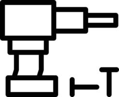 illustrazione vettoriale del cacciavite su uno sfondo simboli di qualità premium. icone vettoriali per il concetto e la progettazione grafica.