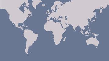 illustrazione della mappa del mondo vettore