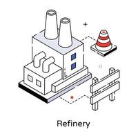 di moda raffineria concetti vettore