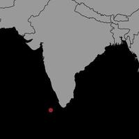 mappa pin con bandiera maldive sulla mappa del mondo. illustrazione vettoriale. vettore