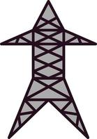 elettrico Torre vettore icona