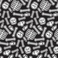 felice halloween seamless pattern. sfondo spaventoso e horror vettore