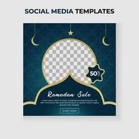 vettore Ramadan sociale media inviare per il bellezza e benedizioni di il santo mese