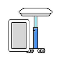vassoio medico colore icona vettore illustrazione