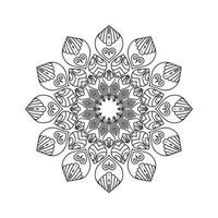 nuovo fiore mandala disegni vettore illustrazione