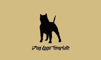 cane logo modello vettore illustrazione design