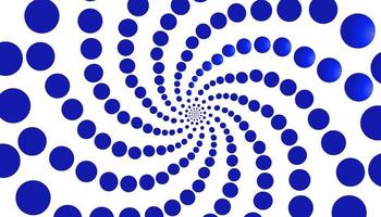 astratto sfondo con blu spirale palle vettore