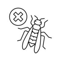 illustrazione vettoriale dell'icona della linea di controllo della vespa