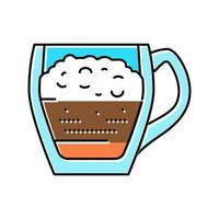 illustrazione vettoriale dell'icona del colore del caffè raf