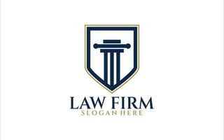 giustizia legge azienda logo design modello vettore