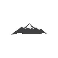 alto montagna icona logo vettore illustrazione design