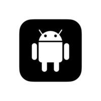 androide logo vettore, androide icona gratuito vettore