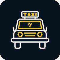 Taxi vettore icona