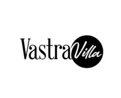 vastra villa stoffa Casa marca logo. vettore