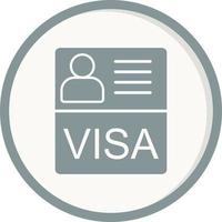 Visa vettore icona