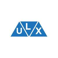 lux astratto iniziale logo design su bianca sfondo. lux creativo iniziali lettera logo concetto. vettore