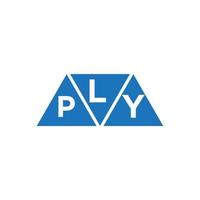 lpy astratto iniziale logo design su bianca sfondo. lpy creativo iniziali lettera logo concetto. vettore