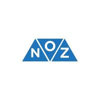 onz astratto iniziale logo design su bianca sfondo. onz creativo iniziali lettera logo concetto. vettore