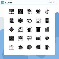 25 creativo icone moderno segni e simboli di Sorridi smiley nube emoji in linea modificabile vettore design elementi