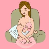 madre che allatta il suo bambino