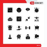 azione vettore icona imballare di 16 linea segni e simboli per sauna nord curioso direzione marchio modificabile vettore design elementi