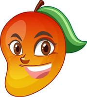 personaggio dei cartoni animati di mango con espressione facciale vettore