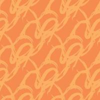 vettore seamless texture di sfondo pattern. disegnati a mano, colori arancioni.