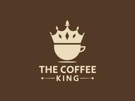 caffè fagiolo o caffè negozio logo design vettore