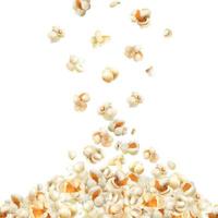 realistico Popcorn sfondo vettore
