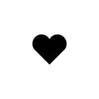 cuore icona. piace pulsante. semplice stile San Valentino giorno manifesto sfondo simbolo. cuore marca logo design elemento. cuore maglietta stampa. vettore per etichetta.