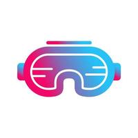 goggle vettore icona