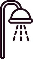 icona del vettore doccia