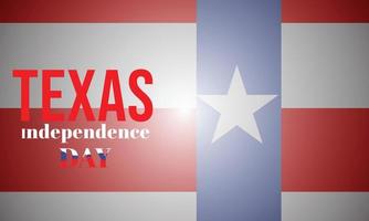 Texas indipendenza giorno sfondo. striscione, manifesto, vettore illustrazione.