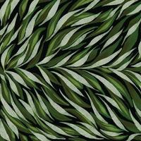 elegante strutturato verde botanico le foglie naturale decorativo vettore sfondo isolato su nero piazza modello per sociale media modello, carta e tessile sciarpa Stampa, involucro carta, manifesto.