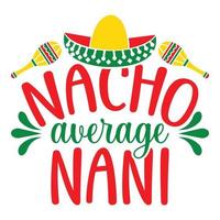 nacho media nani - cinco de mayo - - Maggio 5, federale vacanza nel Messico. fiesta bandiera e manifesto design con bandiere, fiori, fecorazioni, maracas e sombrero vettore