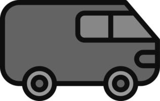 furgone vettore icona