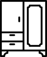 armadio vettore icona
