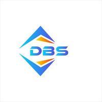 dbs astratto tecnologia logo design su bianca sfondo. dbs creativo iniziali lettera logo concetto. vettore
